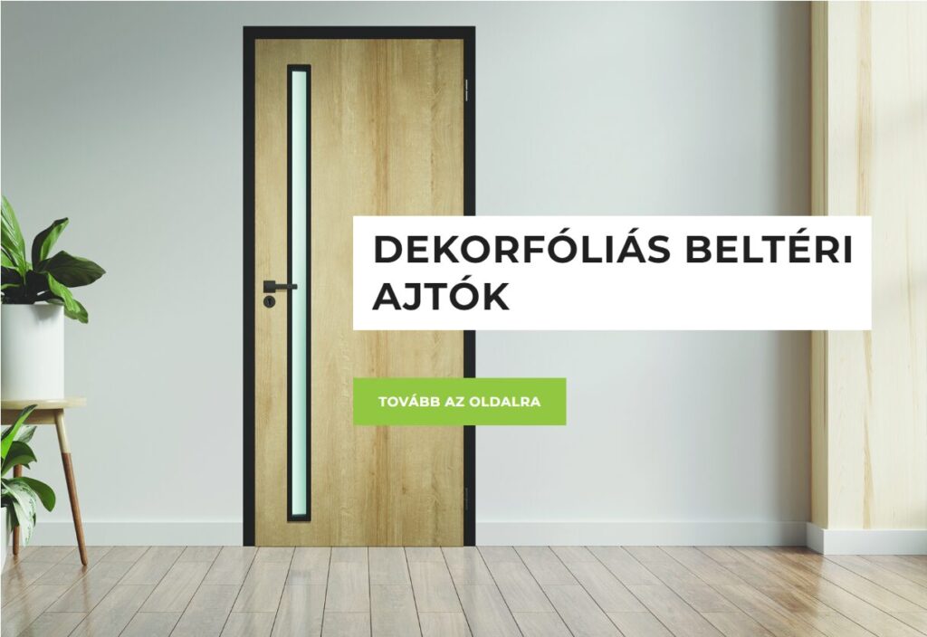 Dekorfóliás beltéri ajtók